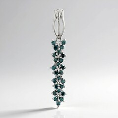 Ciondolo in argento con Diamante Fancy