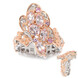 Anello in argento con Morganite Brasiliana (Gems en Vogue)