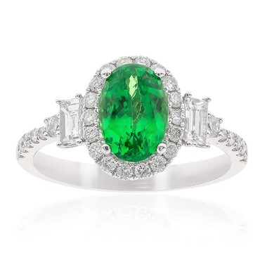 AAA-Tsavorit-Goldring (CIRARI)