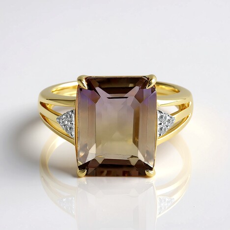 Anello in oro con Ametrina (Adela Gold)