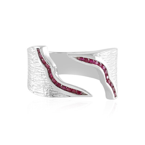 Anillo en plata con Rubí (de Melo)