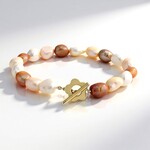 Bracciale in argento con Perla d'Acqua Dolce Bianca (TPC)