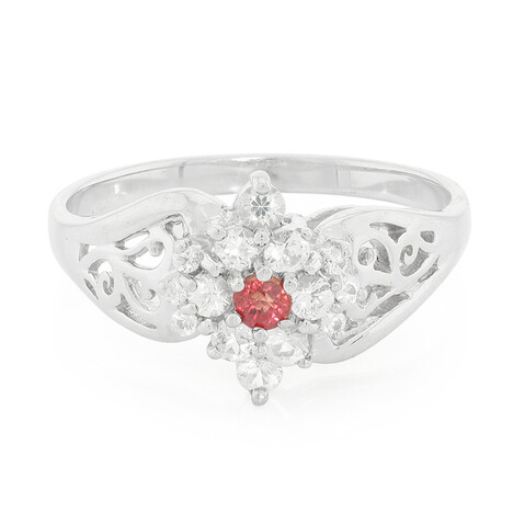 Anello in argento con Rubino Tramonto