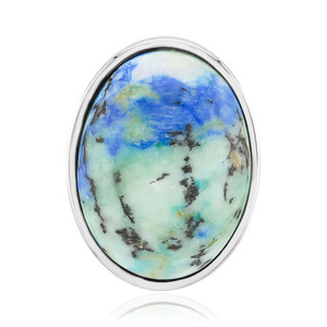 Ciondolo in argento con Azzurrite (MONOSONO COLLECTION)