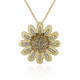Gouden halsketting met I2 Champagne Diamanten (de Melo)