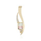 Gouden hanger met een meerkleurige toermalijn (de Melo)