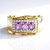 Anello in argento con Zaffiro Porpora (Gems en Vogue)