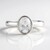 Anello in argento con Topazio Bianco