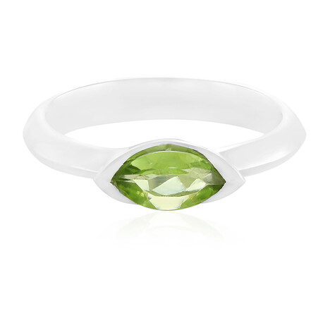 Anello in argento con Peridoto