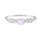 Brazalete en plata con Ópalo Welo AAA (de Melo Essence)