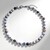 Collana in argento con Agata porcellana bianca