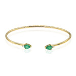 Gouden armband met AAA Zambia smaragden (CIRARI)