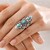 Sleeping Beauty Turquoise Silver Ring (Desert Chic)