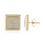 Pendientes en oro con Diamante I1 (H)  (de Melo Gold)