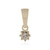 9K I2 Brown Diamond Gold Pendant