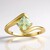 Anello in oro con Diasporo cangiante