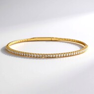 Brazalete en oro con Diamante SI1 (H) (CIRARI)