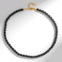 Collana in argento con Ematite Nera