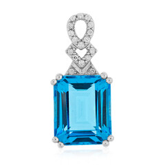 Colgante en plata con Topacio de Marambaia