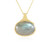 Collana in argento con Labradorite Verde Maniry (KM by Juwelo)