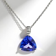 Collana in oro con Tanzanite AAA (CIRARI)