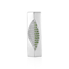 Pendentif en argent et Diopside de Russie (SAELOCANA)
