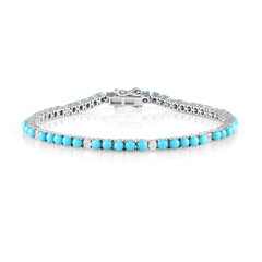 Zilveren armband met Sleeping Beauty Turkooisen (Faszination Türkis)