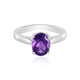 Anello in argento con Ametista Siberiana