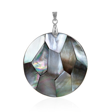 Pendentif en argent et Nacre