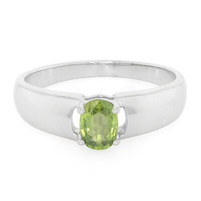 Bague pour homme en argent et Saphir du Mozambique
