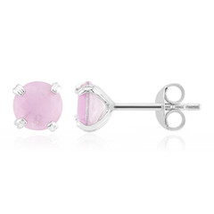 Lilac Quartz Silver Earrings
