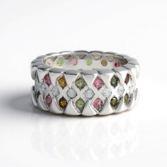 Anello in argento con Tormalina