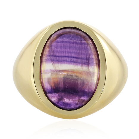 Anello in argento con Fluorite