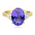 AAA-Tansanit-Goldring (CIRARI)