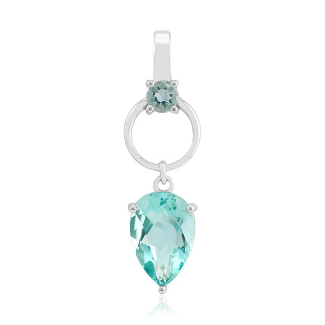 Pendentif en argent et Fluorite du Braldu (Pallanova)