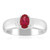 Anello in argento con Rubellite Brasiliana AAA