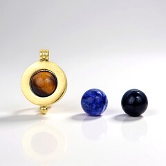 Ciondolo in argento con Onice Nero