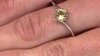 Anillo en plata con Berilo amarillo