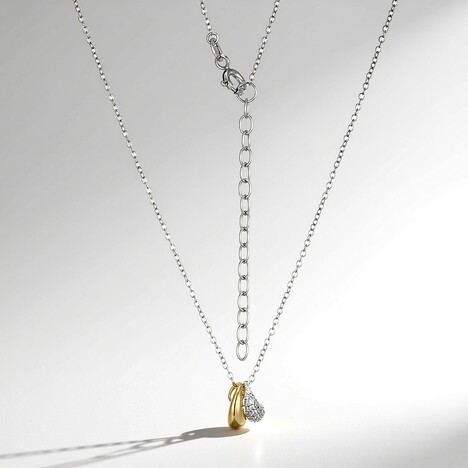 Collana in argento con Zircone (Adela Silber)
