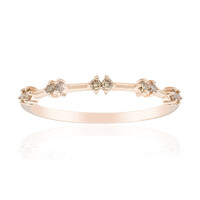 Anello in oro con Diamante Rose de France SI1 di Argyle