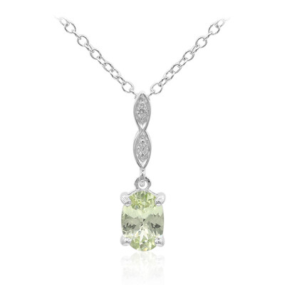 Collana in argento con Tsavorite della Tanzania