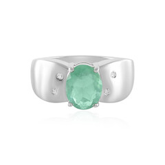Anello in argento con Fluorite Verde