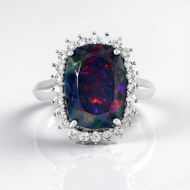 Mezezo Opal Silver Ring (de Melo Essence)
