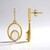 Boucles d'oreilles en argent et Opale Welo