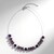 Collar en plata con Espinela roja noble