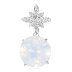 Ciondolo in argento con Quarzo Blue Moon