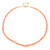 Collar en plata con Ópalo naranja de Etiopía