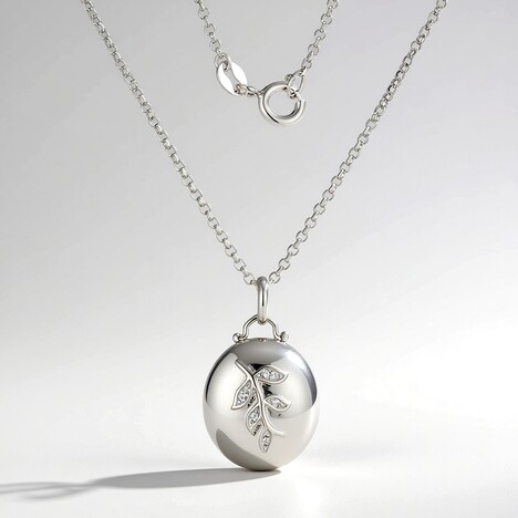Collana in argento con Zircone (Adela Silber)