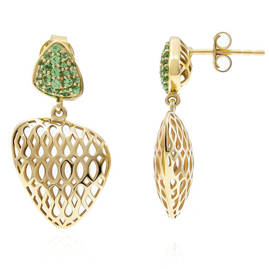 Orecchini in oro con Tsavorite (Ornaments by de Melo)
