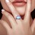 Anello in argento con Larimar (KM by Juwelo)